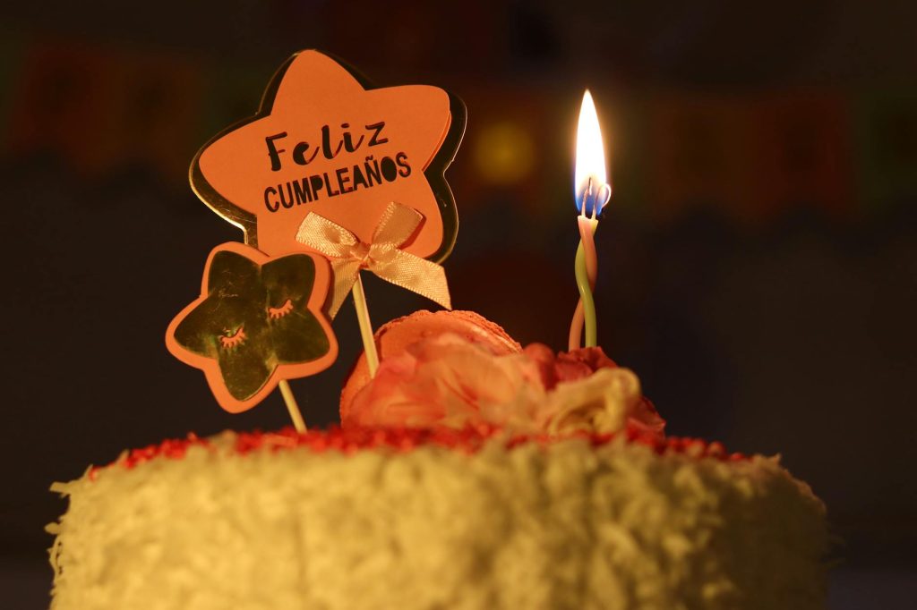 candle on cake
