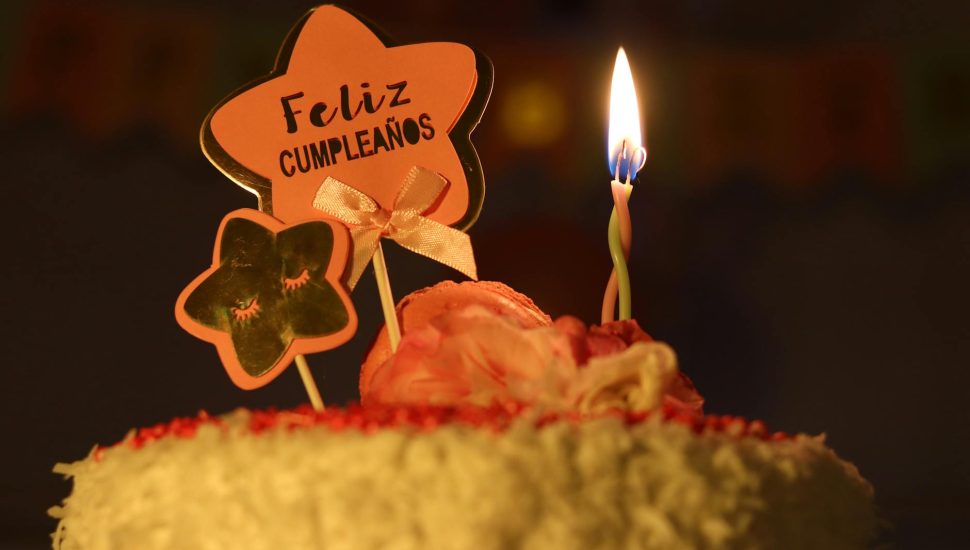 candle on cake