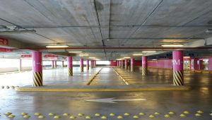 photography of parking lot